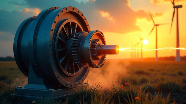 engine that converts energy into electricity